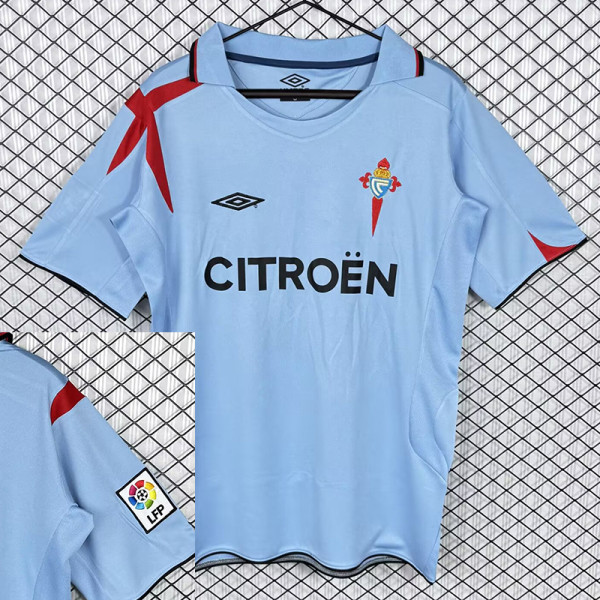 2005/2007 Celta Home Retro Soccer Jersey(带章)
