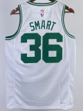 22/23 CELTICS SMART #36 White Top Quality Hot Pressing NBA Jersey