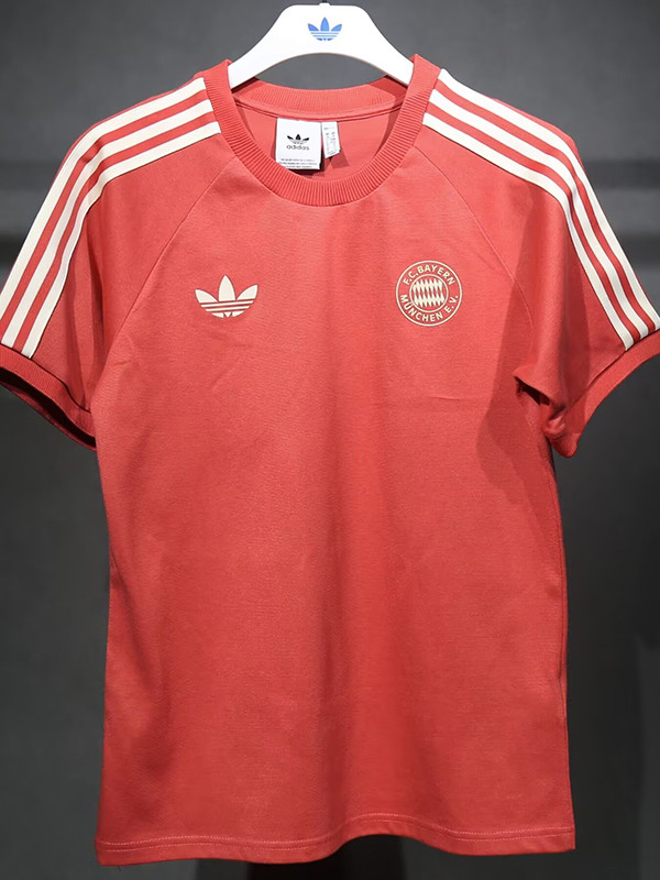 24/25 Bayern Red Cotton T-shirt