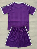 25/26 Aston Villa Goalkeeper Purple Kids  Soccer Jersey