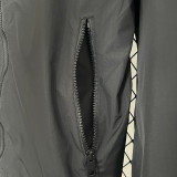 2024 New NK Black Windbreaker(后背带字、连帽）