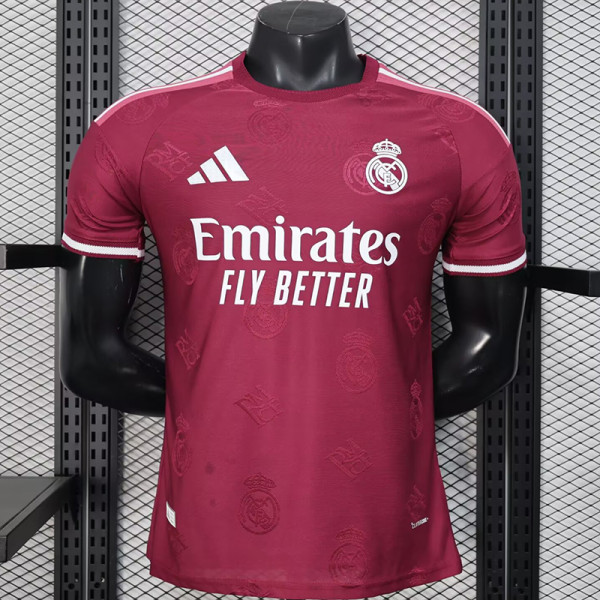 26/27 RMA Logo Edition Reddish Brown Player Version Soccer Jersey