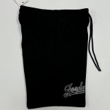 24/25 New JOR Black Cotton shorts(M19、前带英文标、全棉)