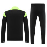 24/25 JO Black&Green Half Zipper Sportswear # 810黑绿色(半拉链)