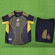 25/26   Algeria Black Player Version  Kids Soccer Jersey#A37
