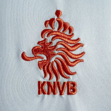 2004 Netherlands Away White Retro Soccer Jersey