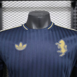 24/25 JUV Royal Blue Retro Commemorative Edition Player Version T- Shirt