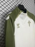 25/26 Celta Bege Half Pull Tracksuit (半拉链)