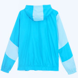 24/25  Man City Sky Blue Hooded Windbreaker