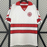 1988 Denmark Away Retro  Soccer Jersey