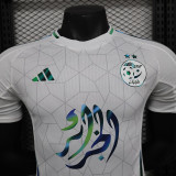 24/25 Algeria White Special Edition Player Version Soccer Jersey
