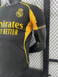 25/26 RMA Yellow and Black Special Edition Player Version Soccer Jersey