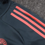25/26 Bayern Grey Kids Half Pull Tracksuit #E25155 (童装\半拉链)