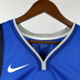 Dallas Mavericks FL AGG  #32  Blue  Top Quality Hot Pressing NBA Jersey