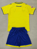 25/26 Cadiz Home Kids  Soccer Jersey