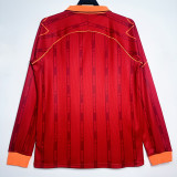1999/2000 Roma Home Long Sleeve  Retro Soccer Jersey