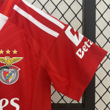 24/25  Benfica Home  Kids Soccer Jersey