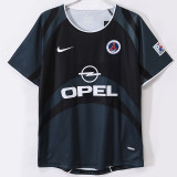 2001/2002  PSG Paris Third  Retro Soccer Jersey