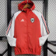 24/25 ARS Red &White Hooded Windbreaker