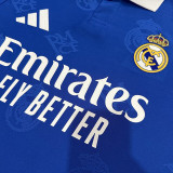 25/26 RMA  Team Logo Special Edition Blue Player Version Soccer Jersey