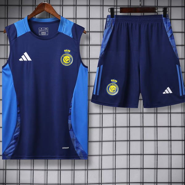 24/25 AL-Nassr Royal Blue Tank top and shorts suit
