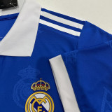 25/26 RMA  Team Logo Special Edition Blue Player Version Soccer Jersey