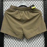 2025 D1103 Khaki Casual Double layer shorts#NK 双层卡其色