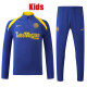 24/25 INT Blue   Half Pull  Kids tracksuit  (童装、半拉链、)