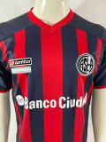 2013/2014 San Lorenzo de Almagro Home Retro Fans Soccer Jersey