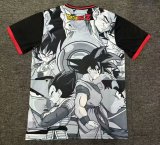 24/25 Japan Dragon Ball Anime Grey Black Fans  Soccer Jersey