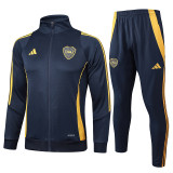 25/26  Boca Juniors Dark Grey Jacket Tracksuit#A831
