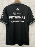 2025 F1 Mercedes Black  Polo Racing Suit