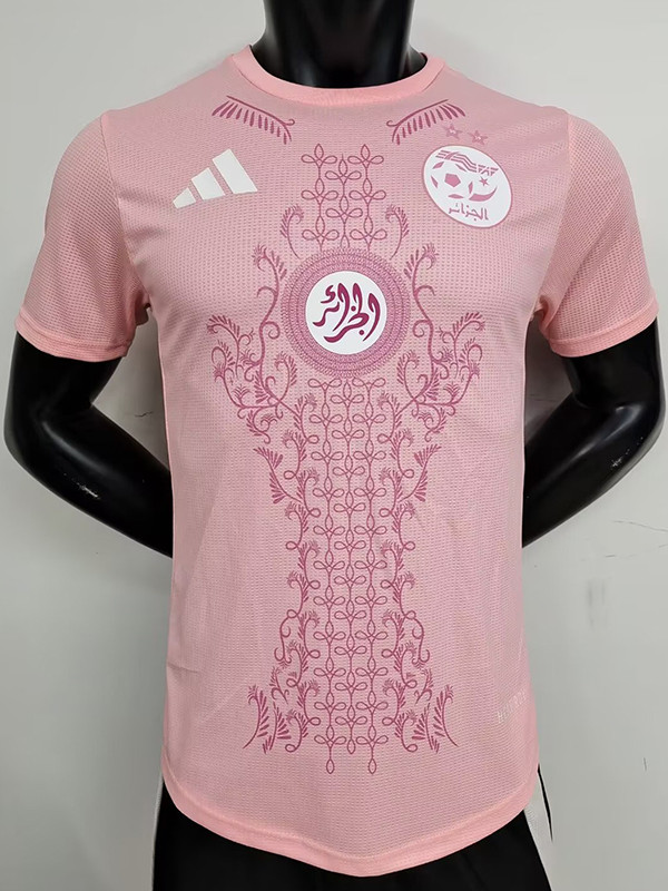24/25 Algeria Light Pink Special Edition  Player Version Soccer JerseyA36