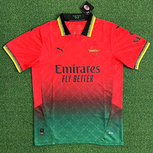 24/25 ACM Fourth Red  Fans  Soccer Jersey