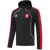 25/26 LIV Black Hooded Jacket Tracksuit
