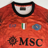 25/26 Napoli Halloween Orange Fans Soccer Jersey