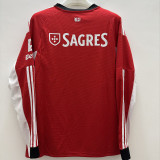 25/26 Benfica Home Long Sleeve Soccer Jersey