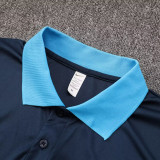 24/25 CHE Royal Blue Polo Collar Pants Set(C1113)