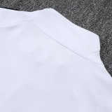 25/26 ACM White Kids Half Pull Tracksuit #E25222 (半拉链)