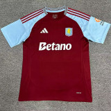 24/25 Aston Villa Home  Fans Soccer Jersey