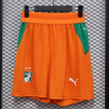 26/27 Cote d'Ivoire Yellow Player Version Shorts Pants