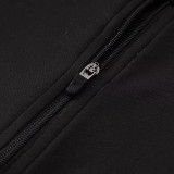 24/25 BAR Black Half Pull Tracksuit  (半拉链)