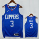 22/23 Clippers PUAL # 3 Blue Top Quality Hot Pressing NBA Jersey