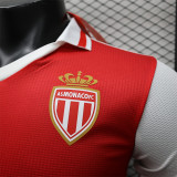 24/25 Monaco Home  Player Version Soccer Jersey