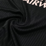 24/25  PSG Jordan Black Player version Half Pull Tracksuit  (半拉链)