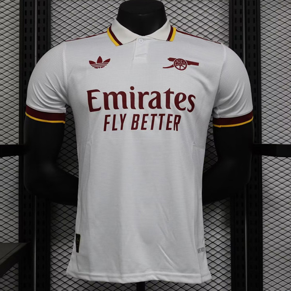 25/26 ARS White Special Edition Player Version Soccer Jersey