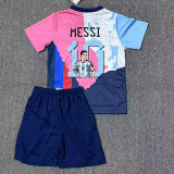 25/26  Messi No.10 Commemorative Edition Kids Soccer Jersey