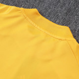 25/26 Boca Yellow Half Pull Tracksuit #B25109 (半拉链)