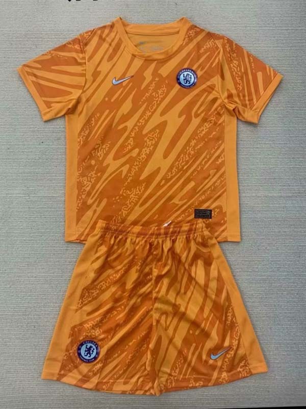 24 /25 CHE Orange Goalkeeper  Kids  Soccer Jersey