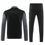 24/25 Man Utd Black Player version Half Pull Tracksuit  (球员版、半拉链)